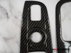 Alfa Romeo Stelvio Door Window Switch Trim Kit - Carbon Fiber - Feroce Carbon